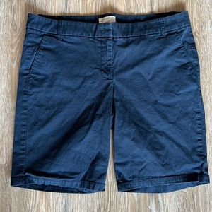 Navy blue Bermuda shorts